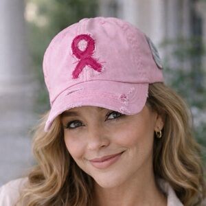 Pink Ribbon Women's Cap
